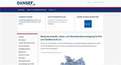 Desktop Screenshot of dansef.de
